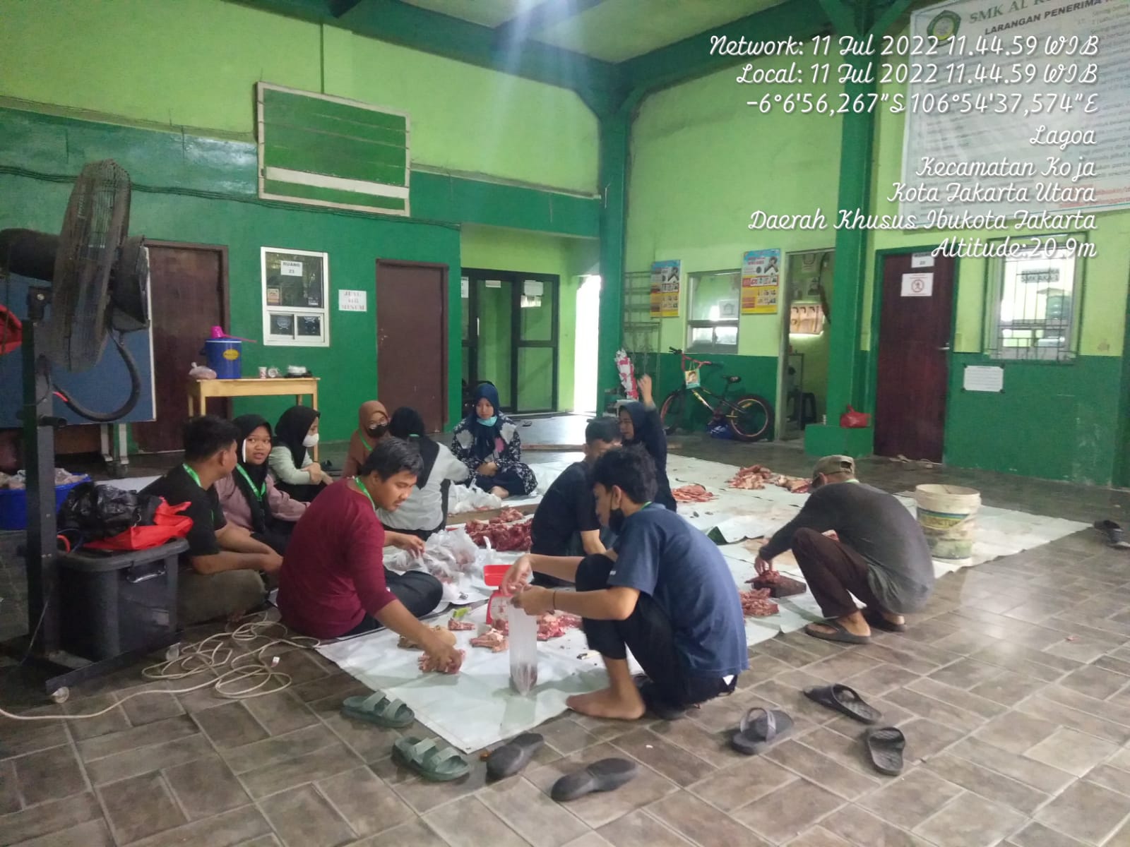 Pemotongan Hewan Kurban Idul Adha 1443 H